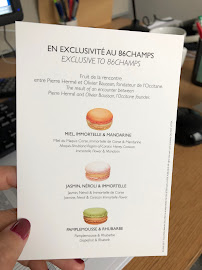 Macaron du Restaurant 86Champs - L'Occitane x Pierre Hermé à Paris - n°10