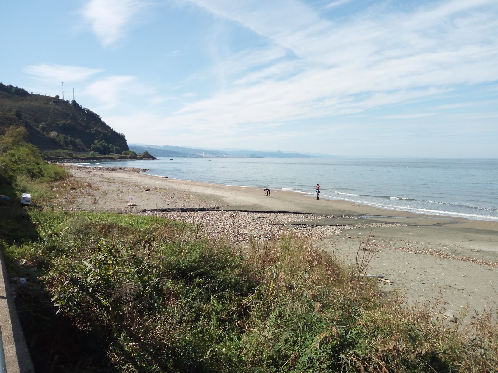 Foto von Duzkoy Beach mit beiger sand Oberfläche