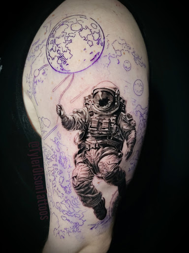 Explore sacred geometry tattoo ideas, creative tattoo ideas in Jamison, available at Green Door Tattoo