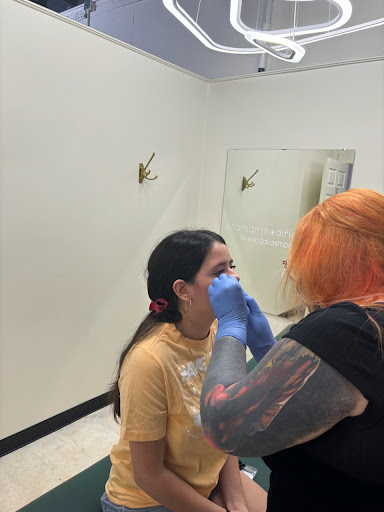 Explore honey bee tattoo ideas, creative tattoo ideas in Dallas, available at Shaman Modifications