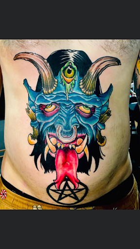 Explore chest tattoo ideas male, creative tattoo ideas in Stevens Point, available at Black Rabbit Tattooing