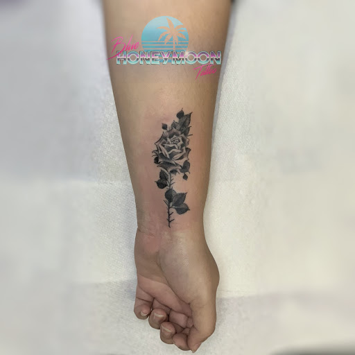 Explore scuba diving tattoo ideas, creative tattoo ideas in Islip, available at Blue Honeymoon Tattoo