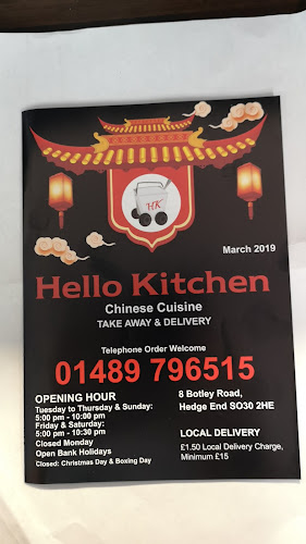 Reviews of Hello Kitchen Chinese in Southampton - Restaurant
