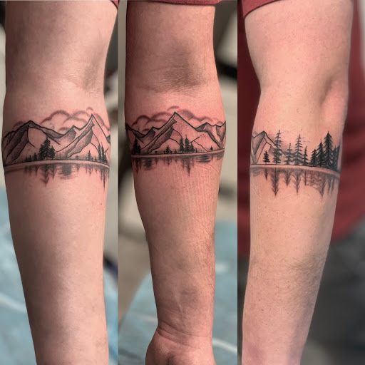 Explore tattoo skull sleeve ideas, creative tattoo ideas in Mesquite, available at SKIN GALLERY TATTOO