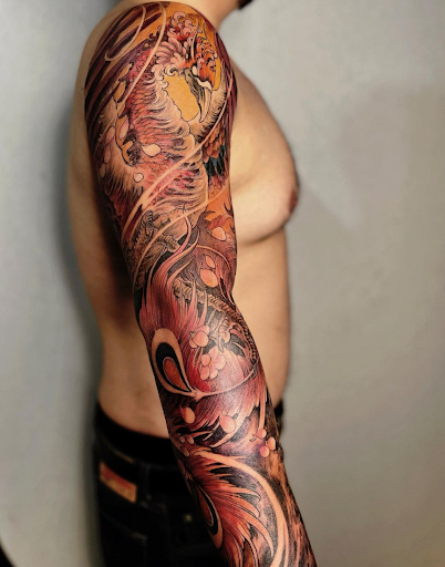 Explore america tattoo ideas, creative tattoo ideas in Los Angeles, available at Hailin Tattoo Studio