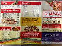 Carte du MC Döner à Friedrichroda