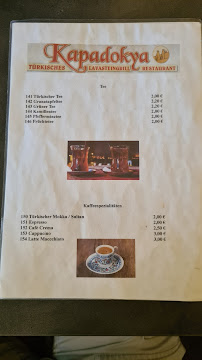 Restaurant turc Kapadokya Restaurant à Göhren - menu / carte