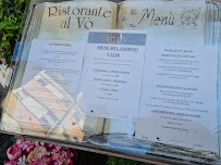 Restaurant Al Vò à Trento (la carte)