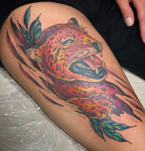 Find tattoo business cards ideas for your next unique tattoo in Martinsburg at 100 Proof Tattoo