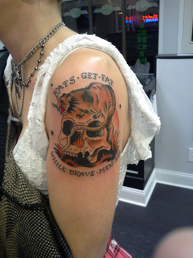 Explore tattoo ideas on back shoulder, creative tattoo ideas in Carmel, available at Indiana Tattoo Company