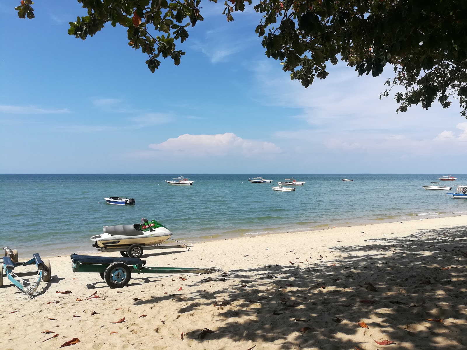 Zdjęcie Batu Feringghi Beach otoczony górami