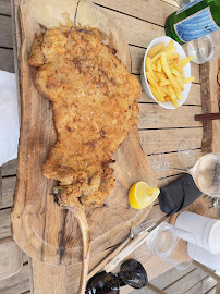 Escalope panée du Restaurant méditerranéen Le Marais - Restaurant, Bar et Plage à Hyères à Hyères - n°7