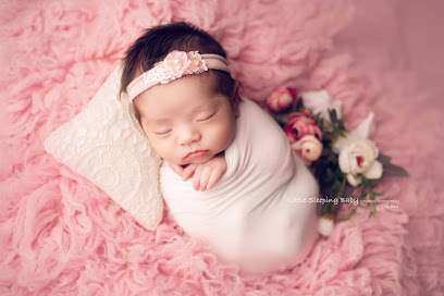 Little Sleeping Baby Newborn Photography