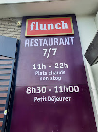 Menu / carte de Restaurant flunch Rosny à Rosny-sous-Bois