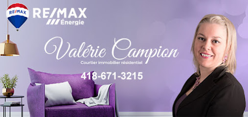 Valérie Campion Courtier Immobilier Résidentiel et Commercial RE/MAX ÉNERGIE