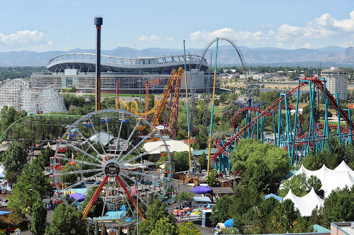 Giant slides in Denver