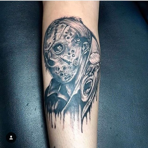 Explore halloween tattoo ideas for women, creative tattoo ideas in Atlantic Beach, available at The Ink Chamber Tattoo Parlor