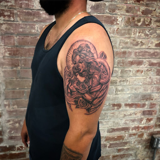 Explore mystic tattoo ideas, creative tattoo ideas in Newburgh, available at Shades Deep NY