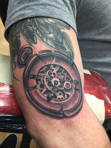 Explore country music tattoos ideas, creative tattoo ideas in Liberty, available at Dark Lotus Tattoo & Salon