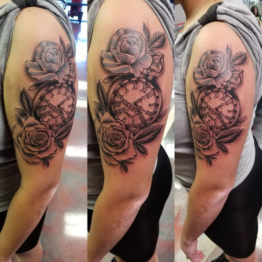 Explore tattoo ideas for family initials, creative tattoo ideas in Tucson, available at Jesses Tattoos & Tattoo Supplies