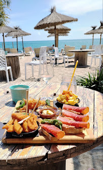 Plats et boissons du Restaurant Club de plage L’effet Mer à Le Barcarès - n°4