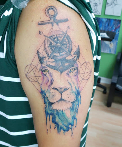 Explore alchemy tattoo ideas, creative tattoo ideas in Kenosha, available at Kenosha Tattoo Company