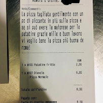 Pizzeria Burger pizza à Rome (le menu)