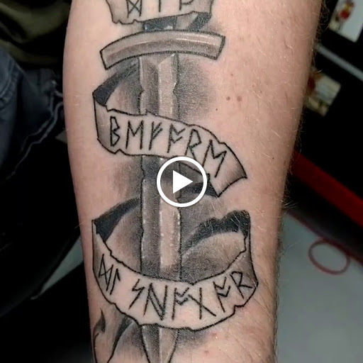 Explore latitude and longitude tattoo ideas, creative tattoo ideas in Marietta, available at Monkeys Uncle Tattoo