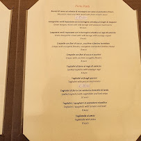 Menu du Ristorante Venanzio à Carrara