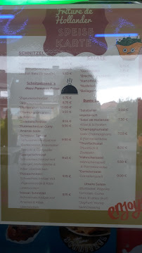 Restauration rapide Friture De Hollander à Alpen (le menu)