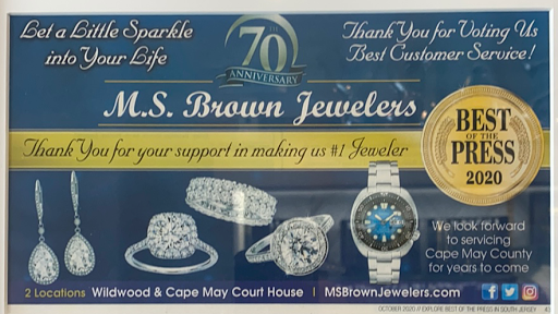 Jewelry Store «M.S. Brown Jewelers», reviews and photos, 3304 Pacific Ave, Wildwood, NJ 08260, USA