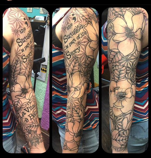Explore small cover up tattoo ideas female, creative tattoo ideas in San Angelo, available at Good Vibes Only Tattoo Studio