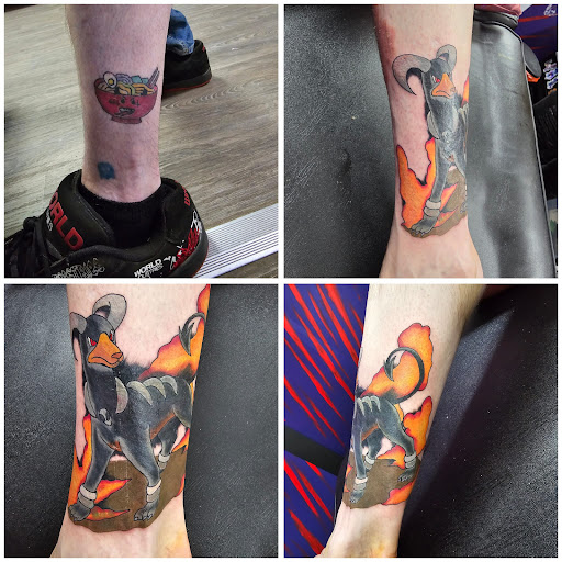 Explore scorpio sign tattoo ideas, creative tattoo ideas in Cadillac, available at Warchief Tattoo, LLC