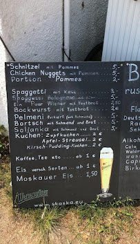Menu / carte de Imbiss Skaska à Schneeberg