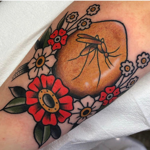 Explore blue jay tattoo ideas, creative tattoo ideas in Lakeland, available at Black Swan Tattoo