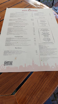 Restaurant allemand Alte Kanzlei à Stuttgart - menu / carte