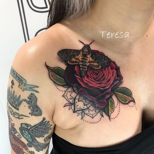 Explore love is pain tattoo ideas, creative tattoo ideas in Sanford, available at Venom Ink Tattoo