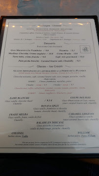 Carte du Brasserie Maison Rouge à Paris