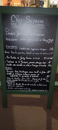 Chez Suzanne à Courseulles-sur-Mer menu
