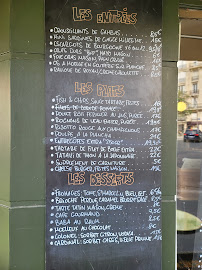Restaurant français Chez Maurice à Paris (le menu)