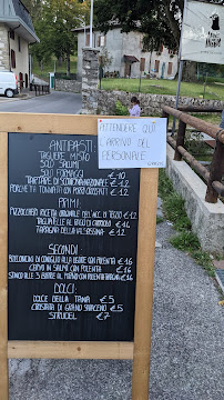 Restaurant Tana del Nibbio à Abbadia Lariana (la carte)