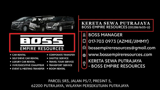 Kereta Sewa Putrajaya - BOSS Empire Resources - Car Rental Agency 