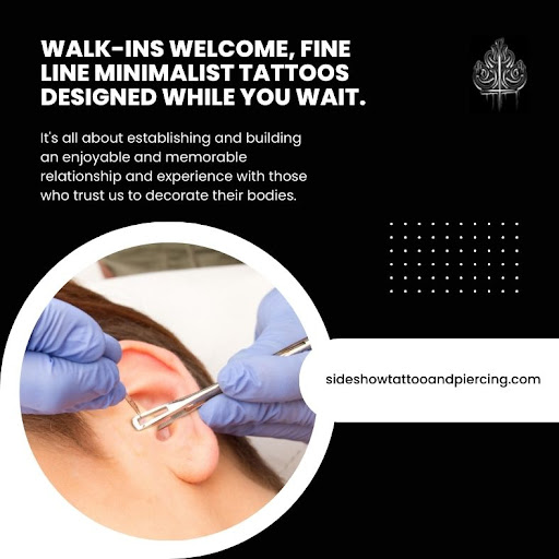 Explore finger hand tattoo ideas, creative tattoo ideas in San Diego, available at Sideshow Tattoo and Piercing