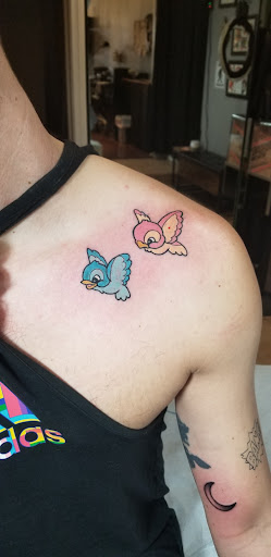 Explore wedding band tattoo ideas for him, creative tattoo ideas in Huntington Beach, available at Mechanical Concept Tattoo