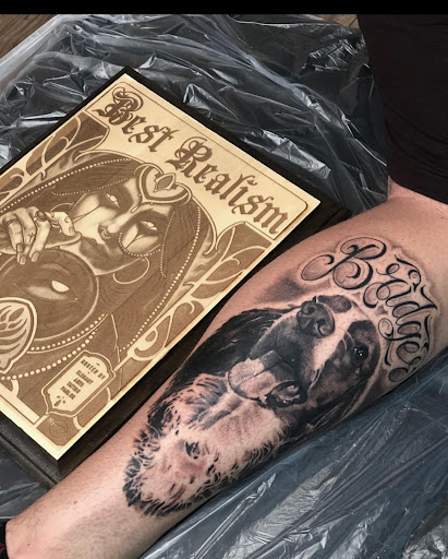 Explore ortiz tattoo ideas, creative tattoo ideas in Yuba City, available at Artistic Temple Social Club