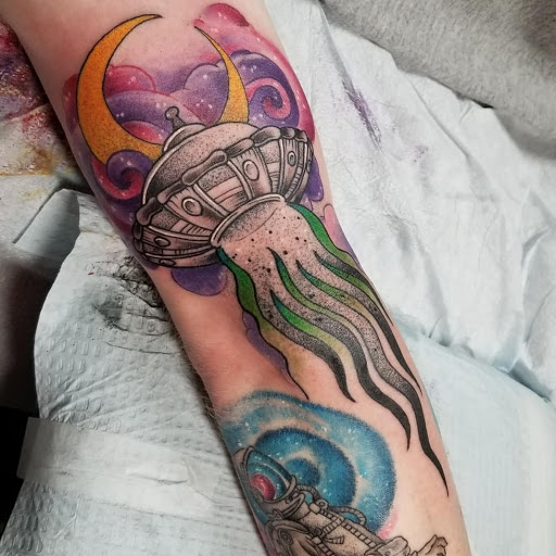Explore pimp tattoo ideas, creative tattoo ideas in Libertyville, available at Lucky Seven Tattoo