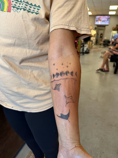 Explore angel tattoo ideas, creative tattoo ideas in Kailua Kona, available at Mehana Tattoo