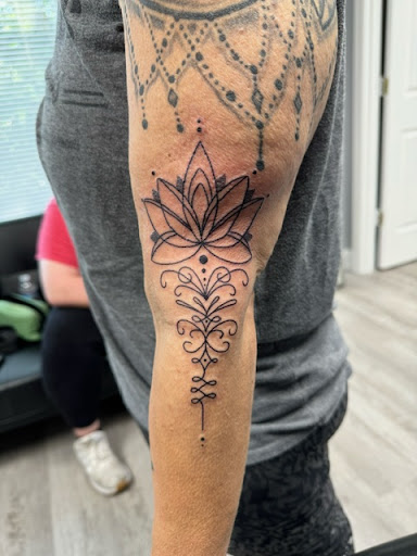 Find top sleeve tattoo ideas for your next unique tattoo in Wake Forest at Revelation Ink Tattoo and Piercing