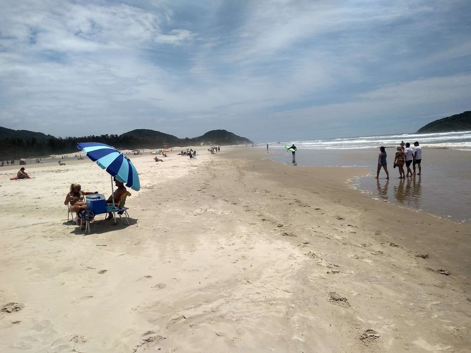 Foto di Praia de Ibiraquera e l'insediamento