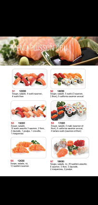 Restaurant de sushis Sushi City à Saint-Quentin - menu / carte